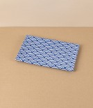Japanese Tenugui Wrap, Seigaiha or Waves Komon