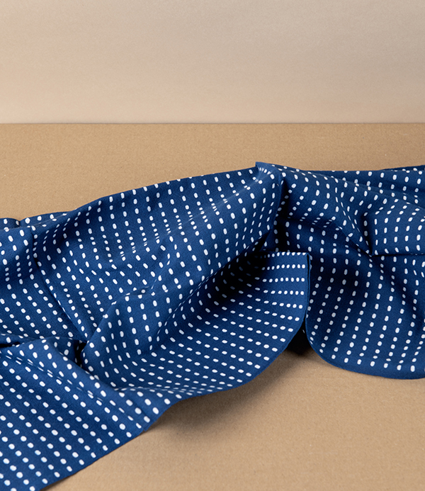 Japanese Tenugui Wrap, Keshi Tsubu Tsunagi or Lines Komon
