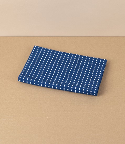 Japanese Tenugui Wrap, Keshi Tsubu Tsunagi or Lines Komon