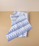 Japanese Tenugui Wrap, Kusa-Mon Grass Komon