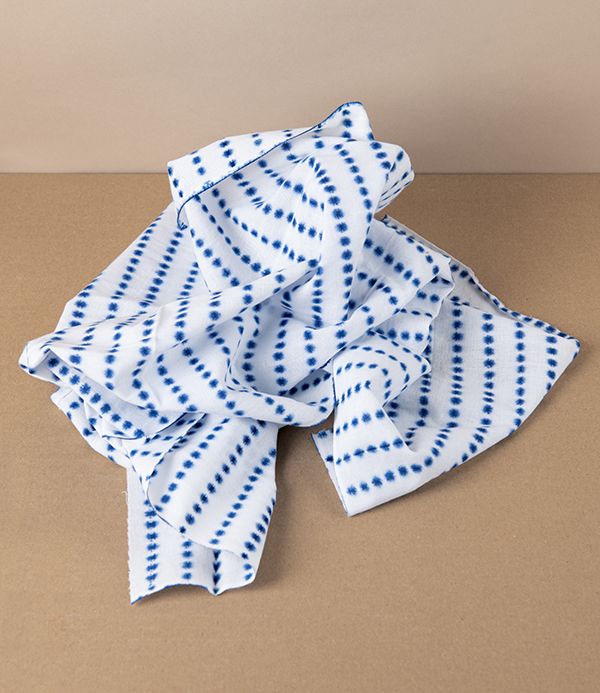 Japanese Tenugui Wrap, Arimatsu Mame Shibori