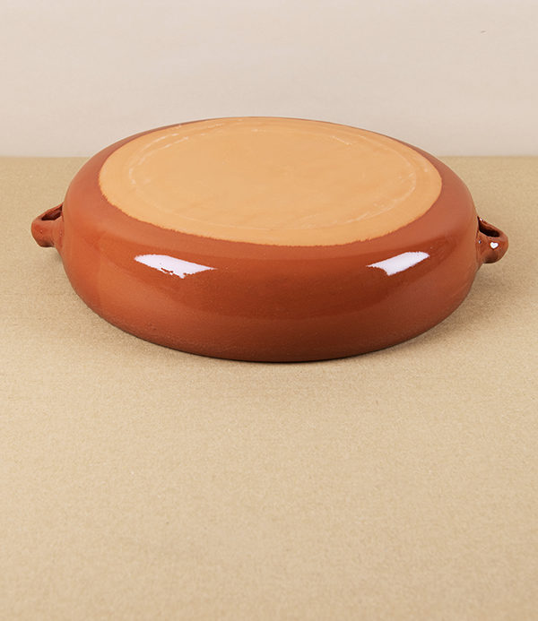 Spanish Terracotta Baking Dish with Side Handles