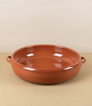 Spanish Terracotta Baking Dish with Side Handles