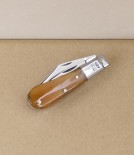 Twin-Blade Barlow Knife with Rams-Horn Scales