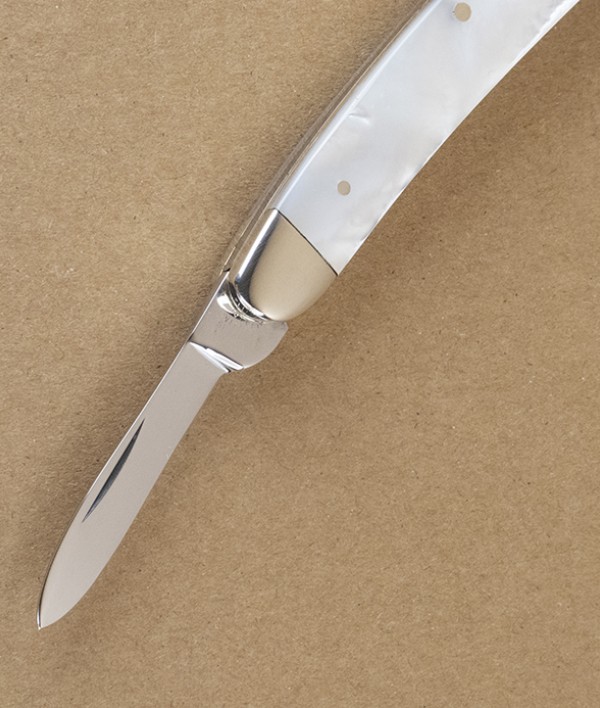 Twin-Blade Knife with Mother-of-Pearl Scales