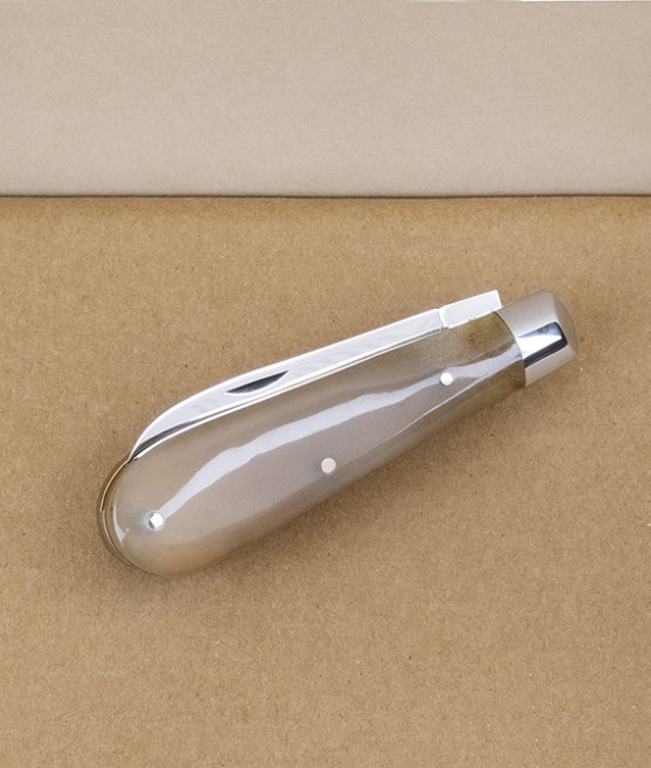 Lambfoot Knife with Rams-Horn Scales