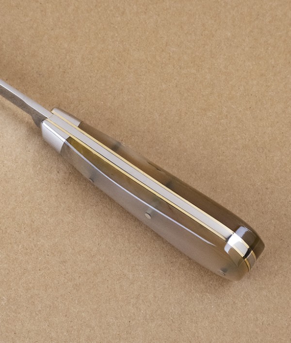 Lambfoot Knife with Rams-Horn Scales