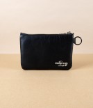 Threadline Japanese Soft Leather Zippered Pouch