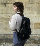 Threadline Heavy Canvas & Leather Rucksack, Black