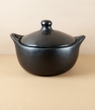 Tierra Negra Hand Made Round Casserole Dish, 2 Litres
