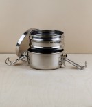 Indian Tiffin or Lunch Pot with Handle, Small