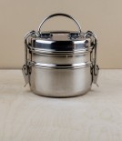 Indian Tiffin or Lunch Pot with Handle, Small