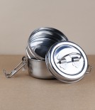 Indian Tiffin or Lunch Pot with Handle, Large