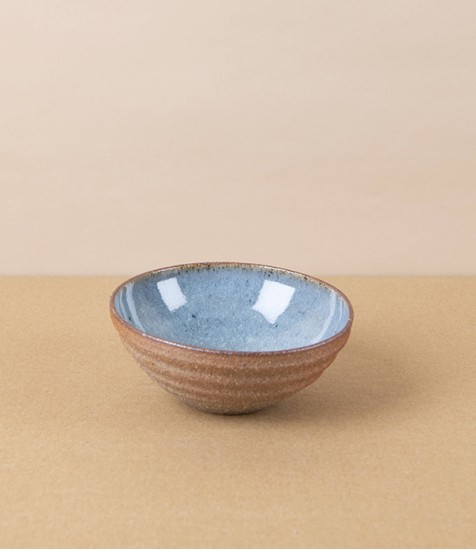Tom Knowles Jackson Stoneware Dipping Bowl, Blue