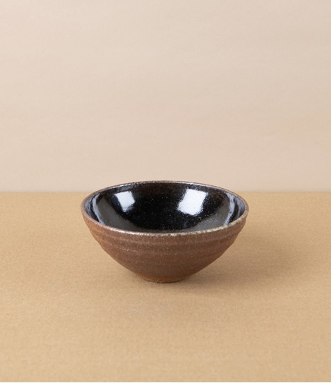 Tom Knowles Jackson Stoneware Dipping Bowl, Tenmoku