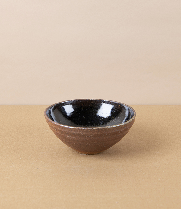 Tom Knowles Jackson Stoneware Dipping Bowl, Tenmoku