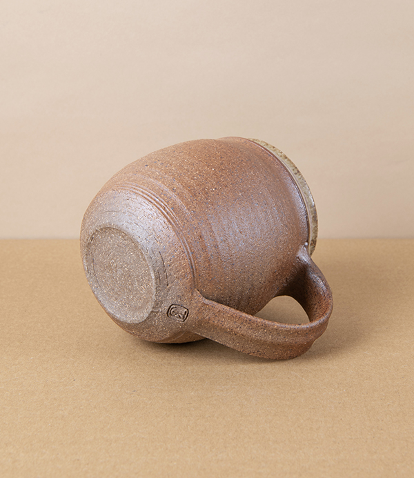 Tom Knowles Jackson Stoneware Mug, Ash Half Glaze