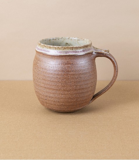 Tom Knowles Jackson Stoneware Mug, Ash Half Glaze