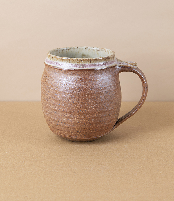Tom Knowles Jackson Stoneware Mug, Ash Half Glaze