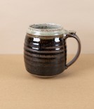 Tom Knowles Jackson Stoneware Mug, Tenmoku & Ash Glaze