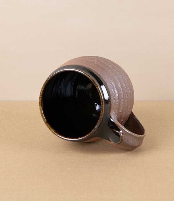 Tom Knowles Jackson Stoneware Mug, Tenmoku Half Glaze