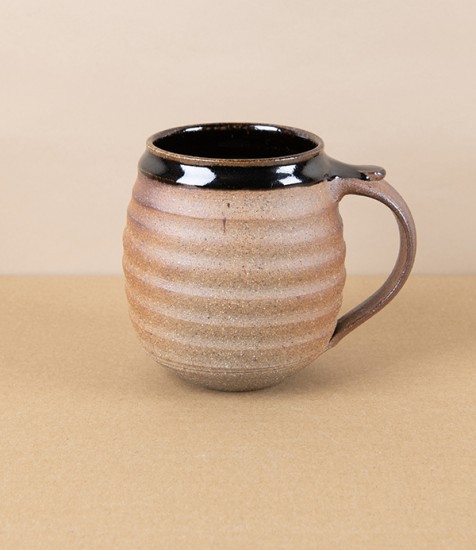 Tom Knowles Jackson Stoneware Mug, Tenmoku Half Glaze
