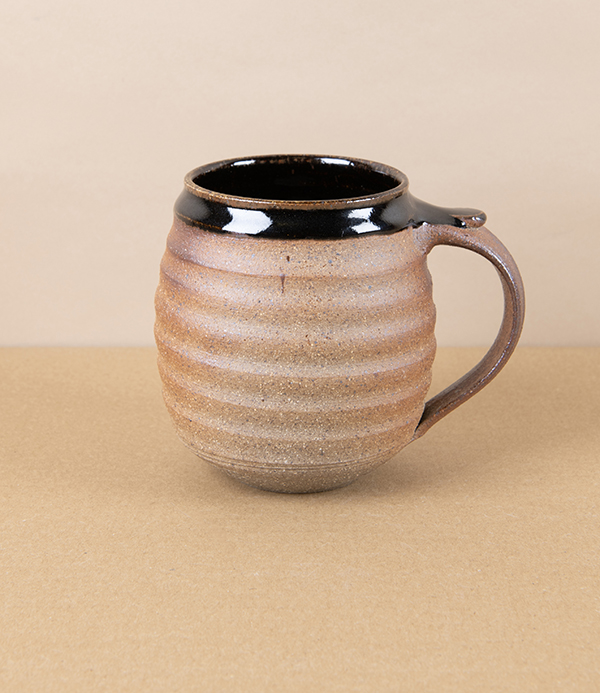 Tom Knowles Jackson Stoneware Mug, Tenmoku Half Glaze
