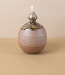 Tom Knowles Jackson High Fired Oil Lamp, Half Glaze