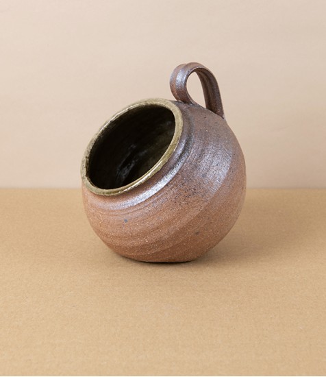 Tom Knowles Jackson High Fired Stoneware Salt Pig, Ash