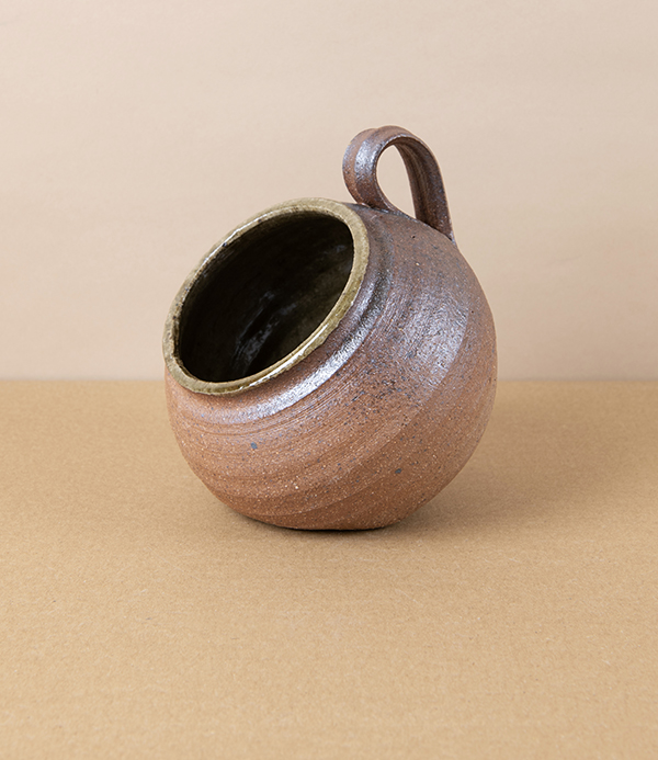 Tom Knowles Jackson High Fired Stoneware Salt Pig, Ash