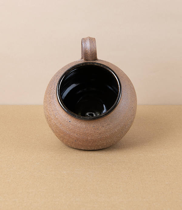 Tom Knowles Jackson High Fired Stoneware Salt Pig, Tenmoku