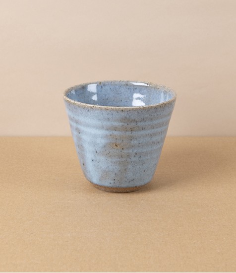 Tom Knowles Jackson Stoneware Flared Cup, Blue