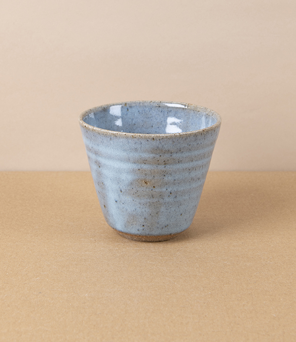 Tom Knowles Jackson Stoneware Flared Cup, Blue