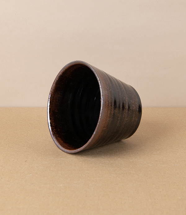 Tom Knowles Jackson Stoneware Flared Cup, Tenmoku