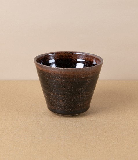 Tom Knowles Jackson Stoneware Flared Cup, Tenmoku