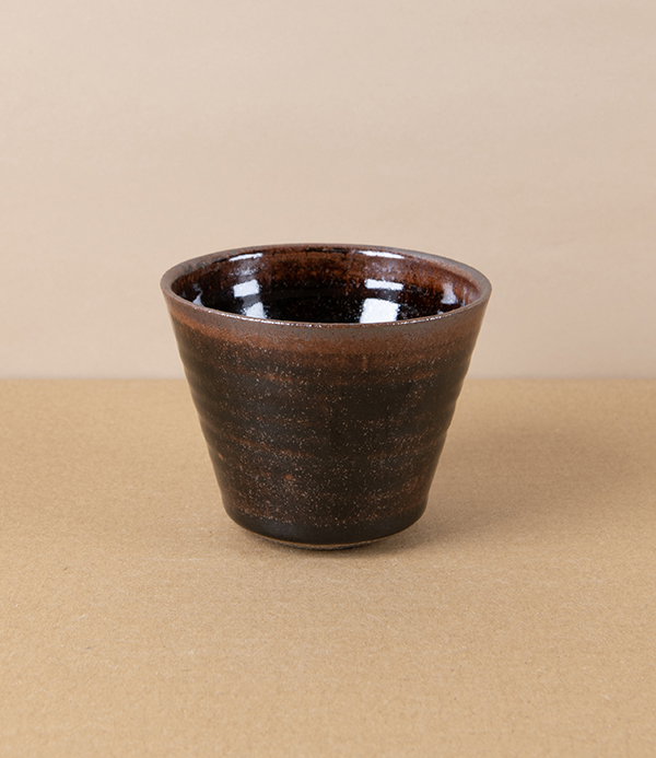 Tom Knowles Jackson Stoneware Flared Cup, Tenmoku