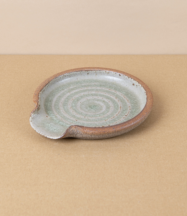 Tom Knowles Jackson Stoneware Spoon Rest, Ash
