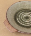 Tom Knowles Jackson Stoneware Tapas Plate, Deep Ash Glaze