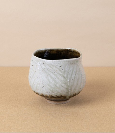 Tom Knowles Jackson Stoneware Tea Bowl, Celadon & Tenmoku