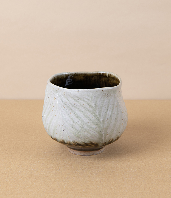 Tom Knowles Jackson Stoneware Tea Bowl, Celadon & Tenmoku