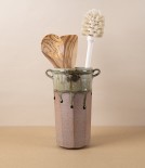 Tom Knowles Jackson Stoneware Utensil Holder, Ash