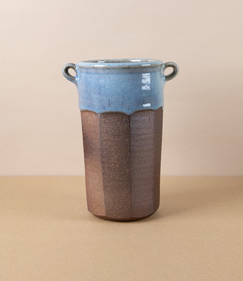Tom Knowles Jackson Stoneware Utensil Holder, Blue
