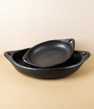 Tierra Negra Hand Made Sauté Dish, Oval, Large