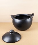 Tierra Negra Hand Made Deep Bellied Cooking Pot, 2 Litres