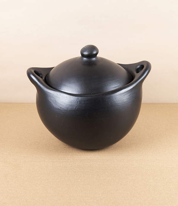 Tierra Negra Hand Made Deep Bellied Cooking Pot, 2 Litres