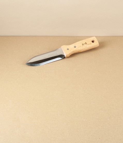 Nisaku Stainless Steel Hori-Hori Gardening Knife with Sheath, Small