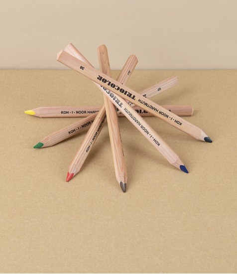 Koh I Noor 'Triocolor' Triangular Colouring Pencils