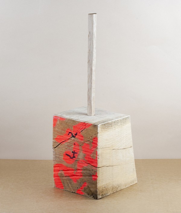 Green Oak Door Stop, Small