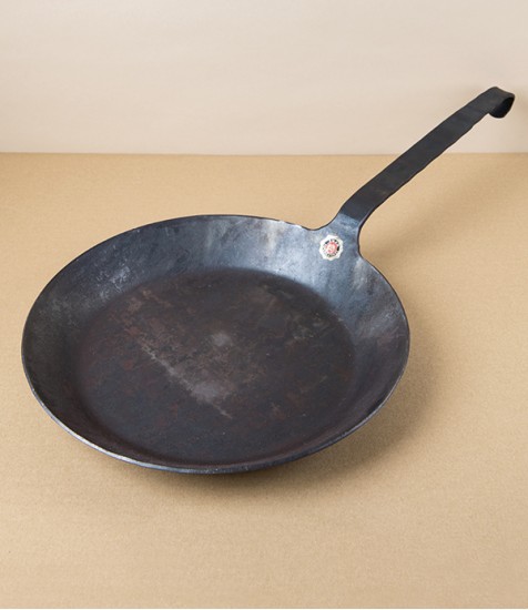 Turk German Forged Iron Frying Pan, 28cm