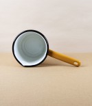 Turkish Enamel Milk Pan, Yellow